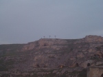 Three crosses at Murgia Timone- closer view
